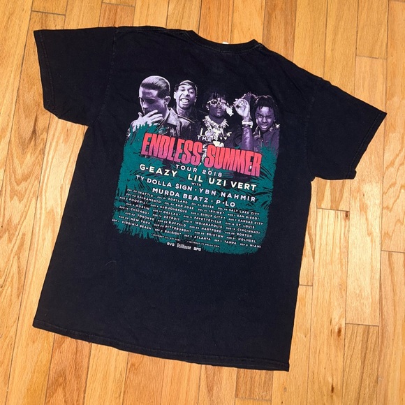 2018 Endless Summer Tour Merch Tee(Ft. G-Eazy, Lil Uzi, Ty Dolla $ign) - Picture 5 of 8